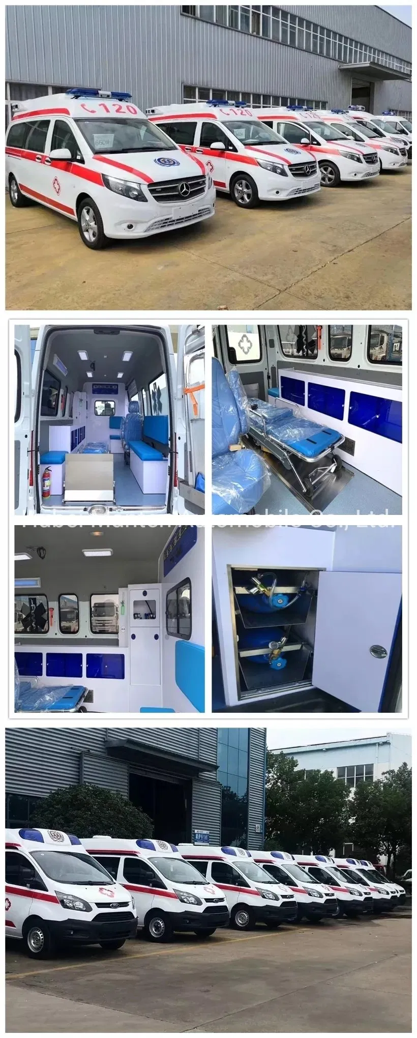 Unit in Stocks Automatic Gearbox Large Space V348 Ford Transit Ambulance for Quick Delivery