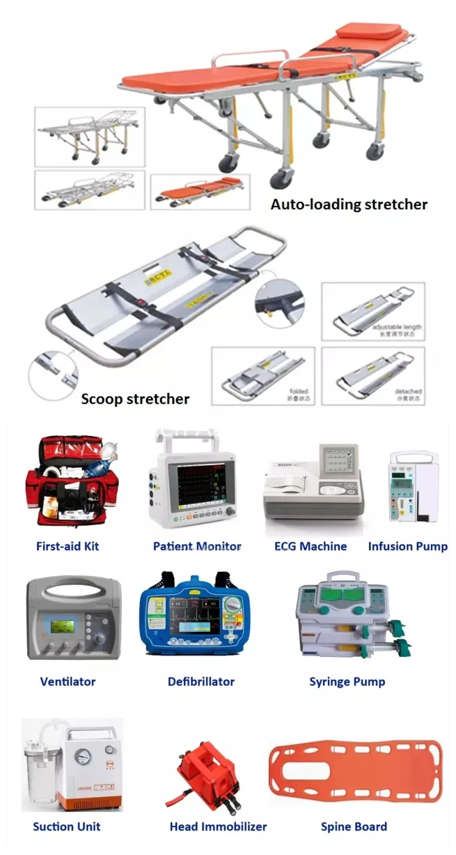 Medical Emergency Hospital Mercedes off Road Monitoring Ambulance Car Vehicle